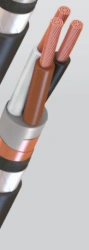 Power cables with copper conductors insulated with ethylene-propylene rubber for voltage 0,66, 1, 3 kV of Vz-ReBPng(A)-HF-HL gra