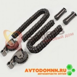 TENSIONER ARMS WITH CHAINS AND HYDRAULIC TENSIONERS 406.1000115