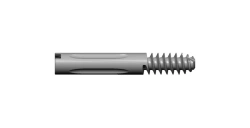 Proximal locking screw, diameter 11.0 mm, length from 70 to 120 mm, spacing 5 mm, article number 26.23.XXX