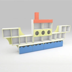Book and toy cupboard