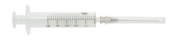 Injection syringe for single use sterile two-detailed 5A "Luer" complete with injection needle 0,7 x 40 mm