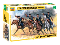 Assembled model Soviet Cossacks 1941-1945