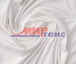 Cotton knitted fabric (cotton-100%) bleached, kulirnoye