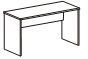 Wooden desks for offices, administrative premises of "Style Plus" series