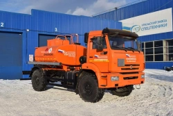 Fuel tanker (ATZ), UZST brand, type 6619-79 on KAMAZ 43502-D5 chassis