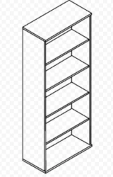 Tall shelf unit RL 03/01