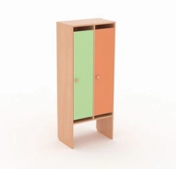 2-section cupboard for children's clothes