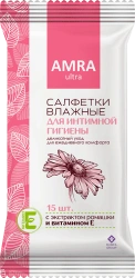 AMRA Wipes for intimate hygiene, feminine 1/15/48