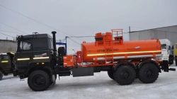 Tank truck (AC), UZST brand, type UZST02, modification 6619A-16 on Ural 4320-80 chassis.