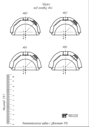 Fitting template, item 100.020