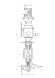 Feeding pumps recirculation valves RK 113A series DN 40 to 65 mm, Pp up to 37,3 MPa, medium temperature up to 280?C under electr