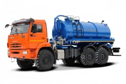 Vacuum tank truck MV 4680A1-40 on chassis KAMAZ 5350-D5