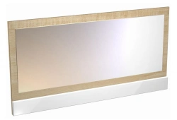 Rectangular wall wooden panel with mirror, article 50712