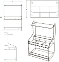 Play furniture Counter (series IMP)