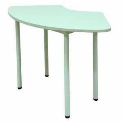 Didactic table on metal frame