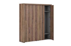 Composition - tall filing cabinet and wardrobe and decorative strapping, art. no. JR506