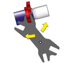 Key-remover for clamp Clip-Trek placer in box (120 pcs.) A005.020.0120