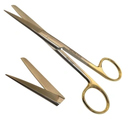 Cilita surgical instruments with cutting and percussive sharp (cutting) edge: Surgical scissors.