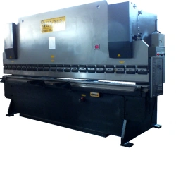 Hydraulic sheet bending press with 63 ts force for plate length 3200mm model PLG-63.32.