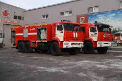 Fire engine of powder extinguishing AP-5000, type 58816, modification AP-5000, on chassis KAMAZ-65115-A5, 65115-50.