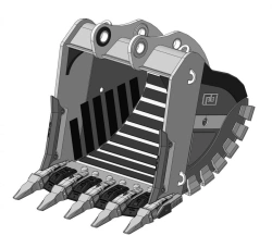 RDX-83.22d-18WC9(5)WS heavy duty rock bucket