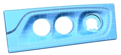 Front light cladding left 32053-210-01-5301151-40