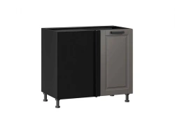 Type 4 LD.270210.000 Kitchen cabinet 1000 corner cabinet (Black )