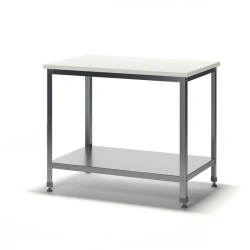 Table with polypropylene table top PSPP with stainless steel frame