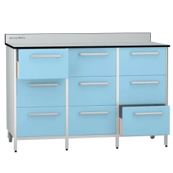 Cabinet for storage of medicines according to TU 32.50.30-007-32924160-2021, article number DM-3-109-10.K2.F3.