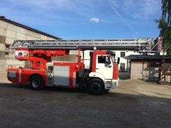 AL-32 fire ladder on KAMAZ-43253 chassis