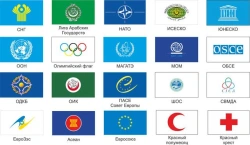 Flags of international organisations (embroidery)