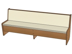 Sofa ''Malvina'' No.4 (semi-soft) H260/ NM10