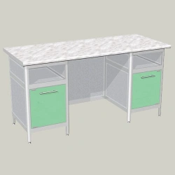 Two-desk writing desk model STD-L6