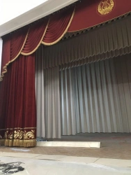 Textile articles TM VERA for decoration of a stage, an auditorium, interiors of premises: Stage clothes. Curtain type (side port