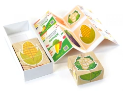 Folding cubes with story pictures VEGUARIES