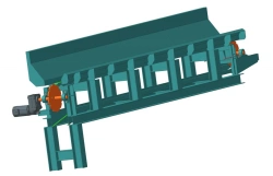 05-1 Longitudinal receiving conveyor of AXEL log sorting/feeding line