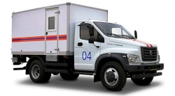 Vehicles for oil and gas well servicing type 47123, modification 47123E on GAZ C41RB3 chassis.