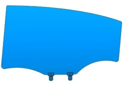 Rear door glass (left) for vehicle type FB Code S032ATDR3CLY