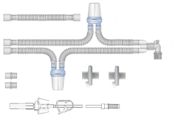 Respiratory devices for joint use with anaesthetic and resuscitation equipment, version: p
