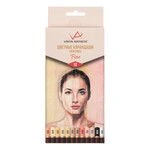 Coloured art pencils "VISTA-ARTISTA" Fine VFCPS-12 Set of coloured pencils Skintones sharpened 8 x 12 colour.