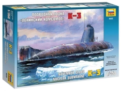 Assembled model "Submarine K-3"