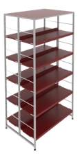 Metal shelving unit 900x570x1752 mm