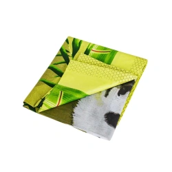 Pillowcases for adults made of synthetic fabrics with cotton fibre insertion