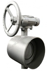 Three-excentric butterfly valve with corrosion-resistant seal 32c916nj
