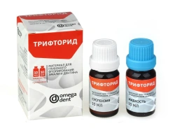Material for deep fluoridation of enamel and dentin "Trifluoride"