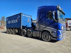 Three-axle container semitrailer, modification CS-453