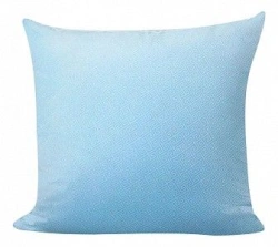 Pillow with synthetic fibre filling