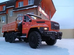 Flatbed truck model 545312 on URAL chassis 55571-1151-60,-62,-70,-72,-74,-76; 55571-4151-78,-80,-82,-84; 55571-6151-70,-72,