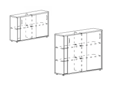 Wardrobe. A4" furniture set