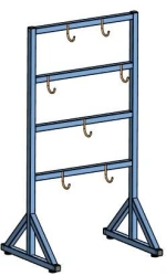 Racks for storage and drying of cleaning equipment, type SCI